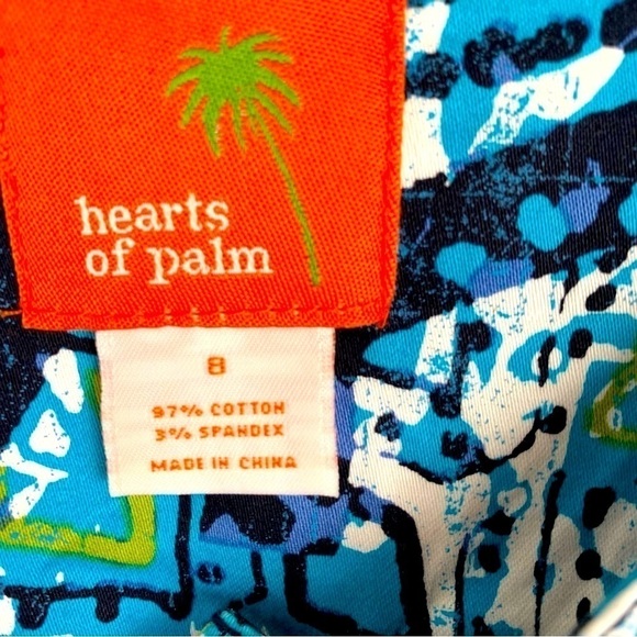 SALE! HEARTS OF PALM Lightweight Abstract Beaded Collar Jacket Size 8 - Picture 5 of 7
